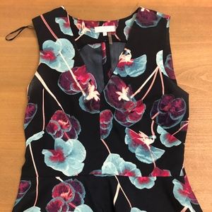 1. State peplum floral blouse, size Small